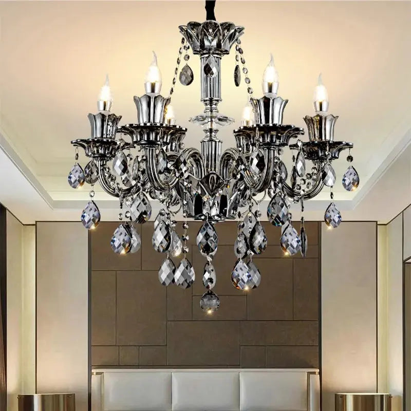 Modern Candle Large Crystal Chandelier ChandeliersLife®