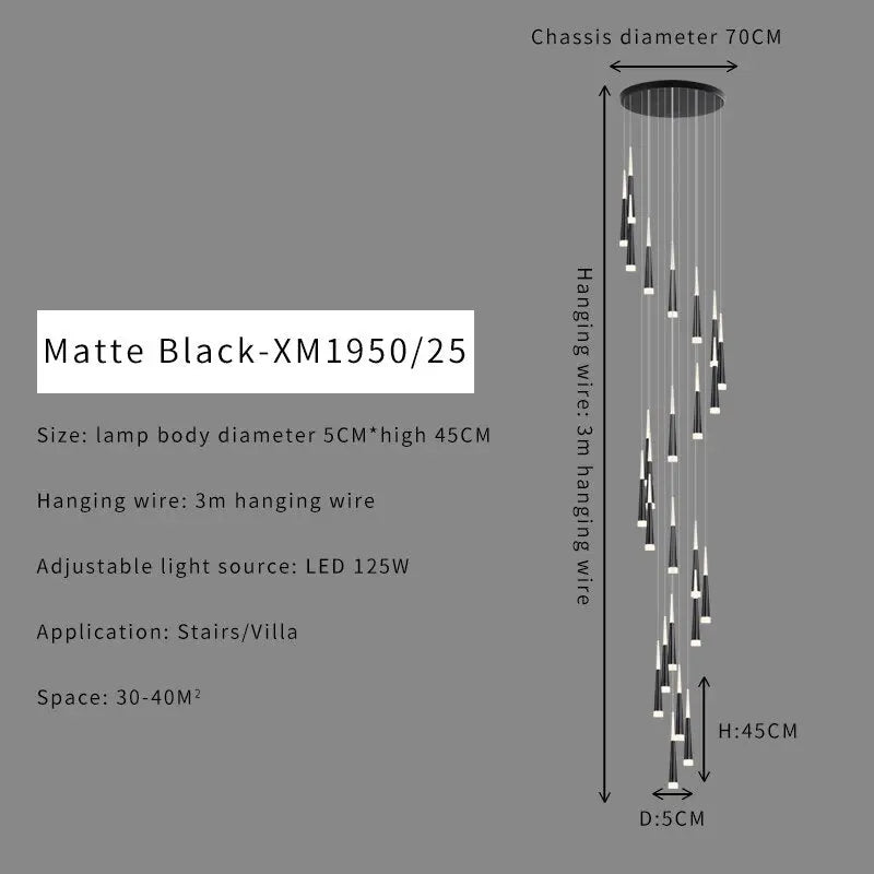 Duplex Stair Chandelier ChandeliersLife®