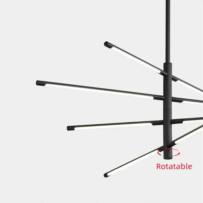 Modern Metal LED Tube Chandelier Luxury ChandeliersLife®