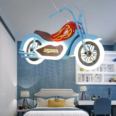 Ryder Resin Motorcycle LED Kids Room Chandelier – alternate product view 7