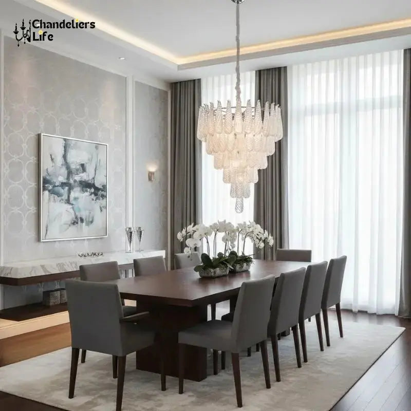 Glass Leaf Wall Light