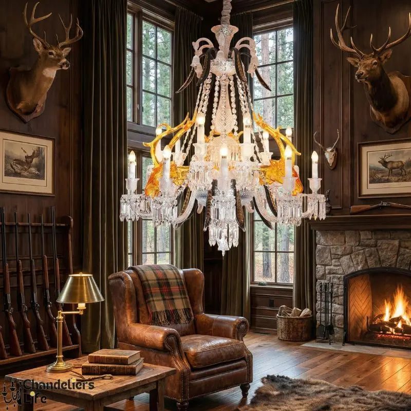 Deer Antler Chandelier YIOSI