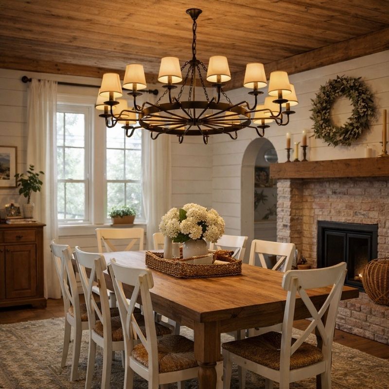 Industrial Retro Decor Chandelier