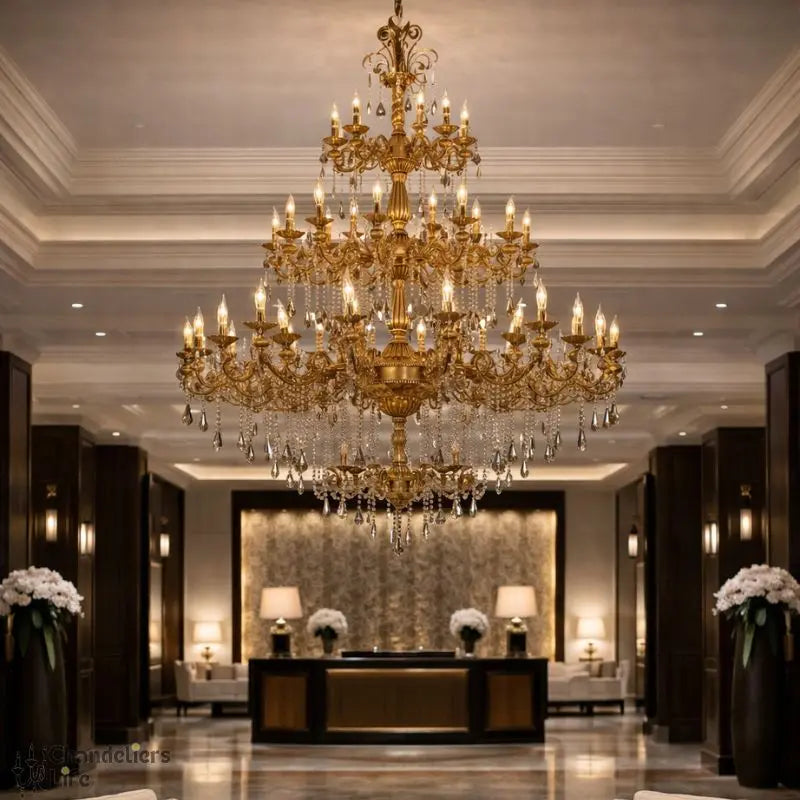 Luxurious Huge Crystal Chandelier ChandeliersLife®