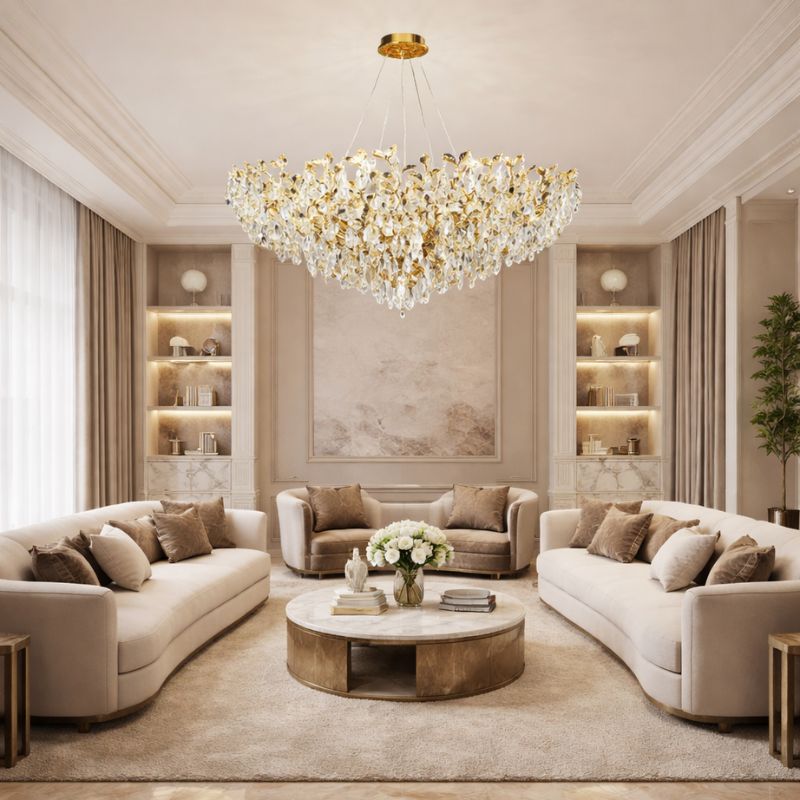 Luxury Crystal Tree Branch Chandelier