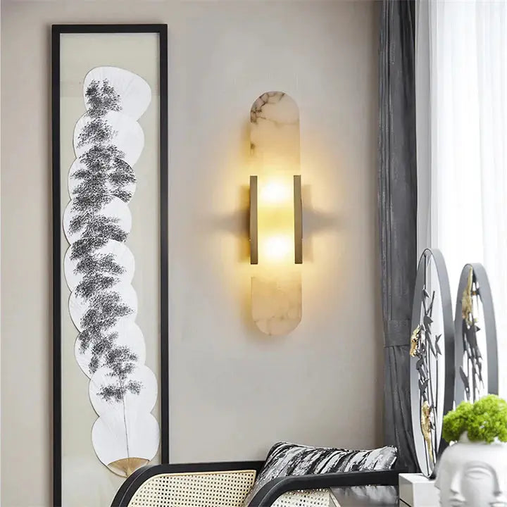 Alabaster Melange Wall Sconce ChandeliersLife®