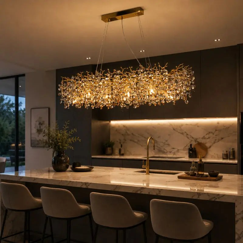 Modern Tree Branch Chandelier | Luxury LED Ceiling Light for Dining Room & Living Room