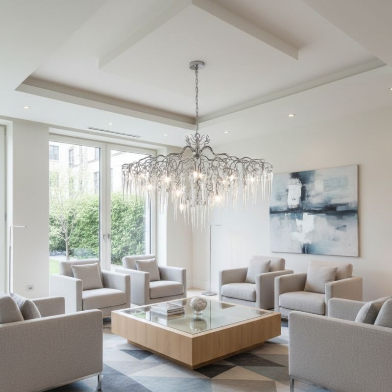 Modern Villa Crystal Chandelier