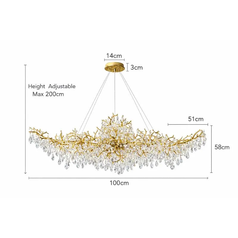 Nordic Tree Branch Chandelier