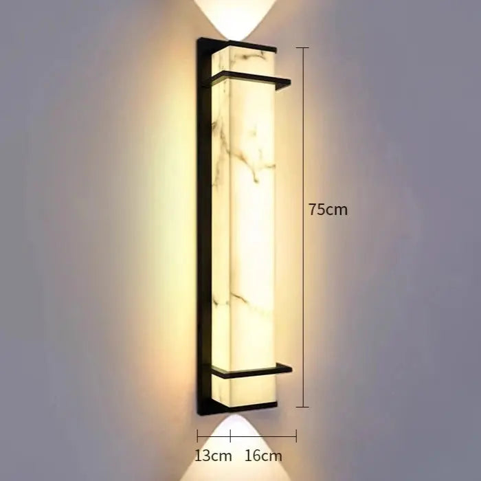 LED Marble Wall Lamp Ambience Outdoor Entrance Aisle Staircase Living Room Balcony Villa Courtyard Outdoor Waterproof Wall Light ChandeliersLife®