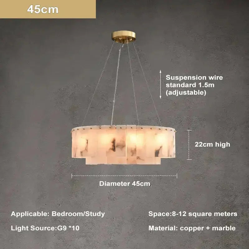Luxury Nordic Natural Marble Chandelier ChandeliersLife®