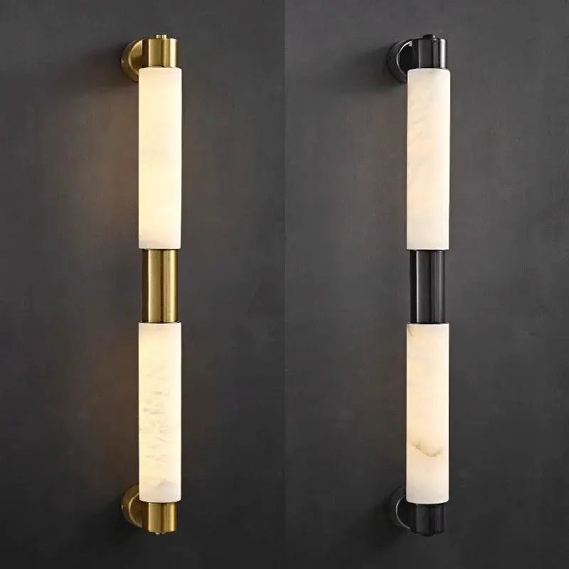 Modern Alabaster Bathroom Wall Lamp - ChandeliersLife®