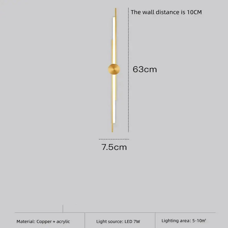 Copper Designer Wall Lamp ChandeliersLife®