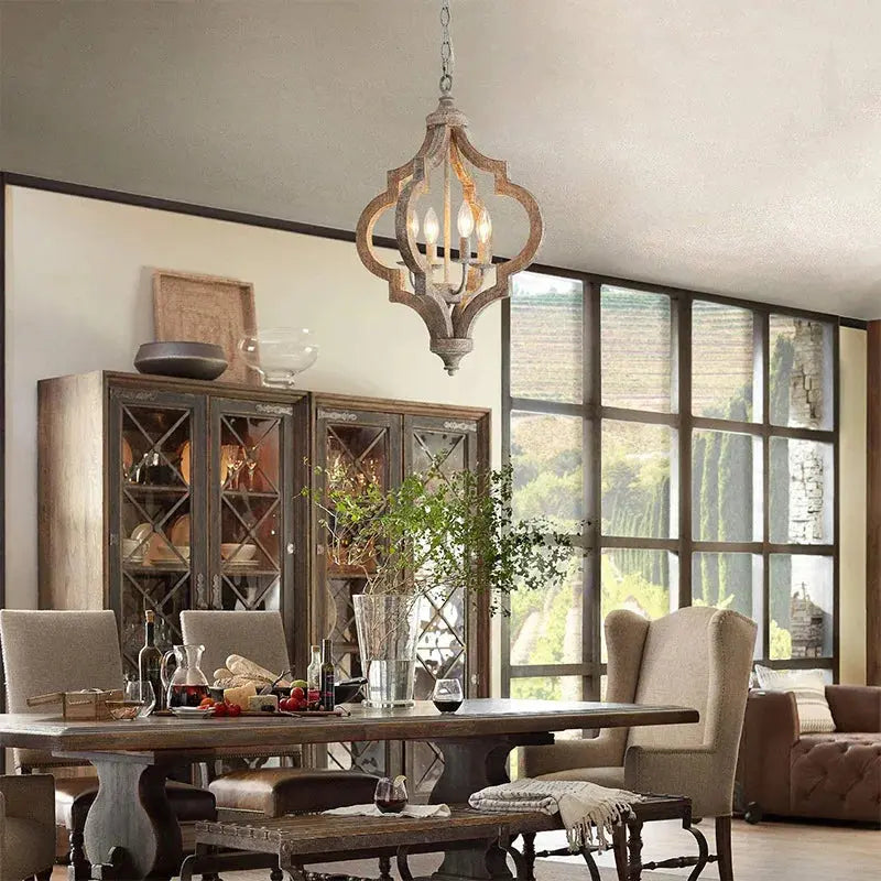 Wood Rural French Pendant Lamps ChandeliersLife®