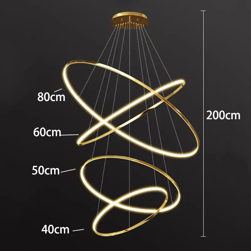 Elegant Modern Ring Chandelier ChandeliersLife®