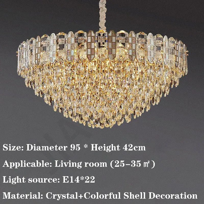 Nordic Bedroom Crystal Chandelier ChandeliersLife®