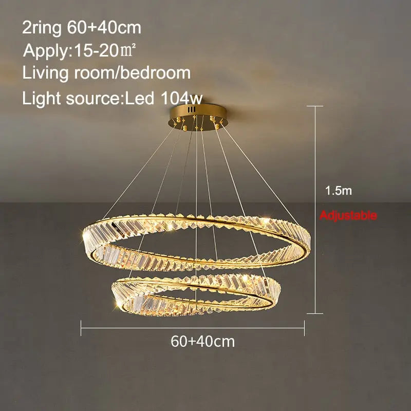 Crystal Led Chandelier ChandeliersLife®