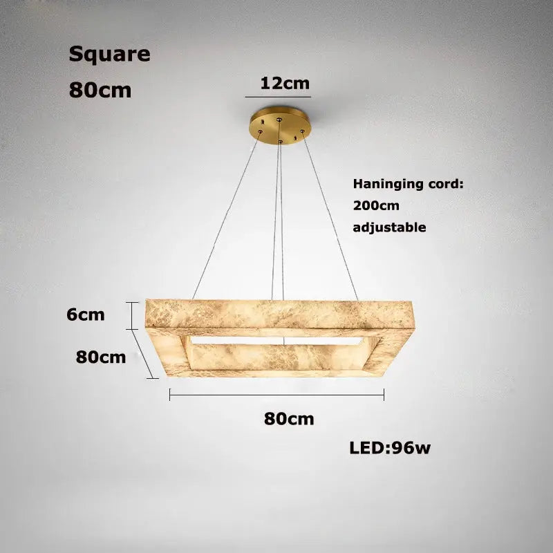 Luxury Marble Lighting Square Chandeliers - ChandeliersLife®