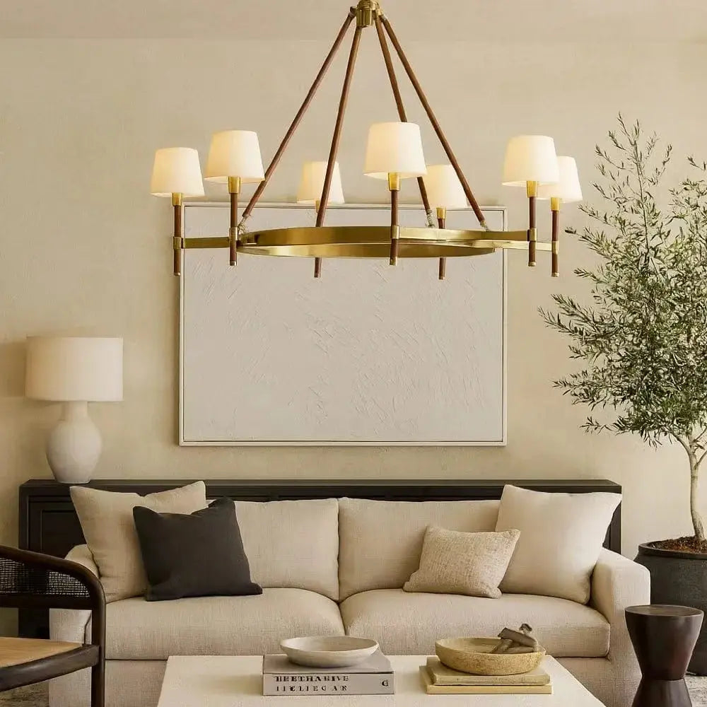 Iron Brass Nickel Finish Chandelier ChandeliersLife®