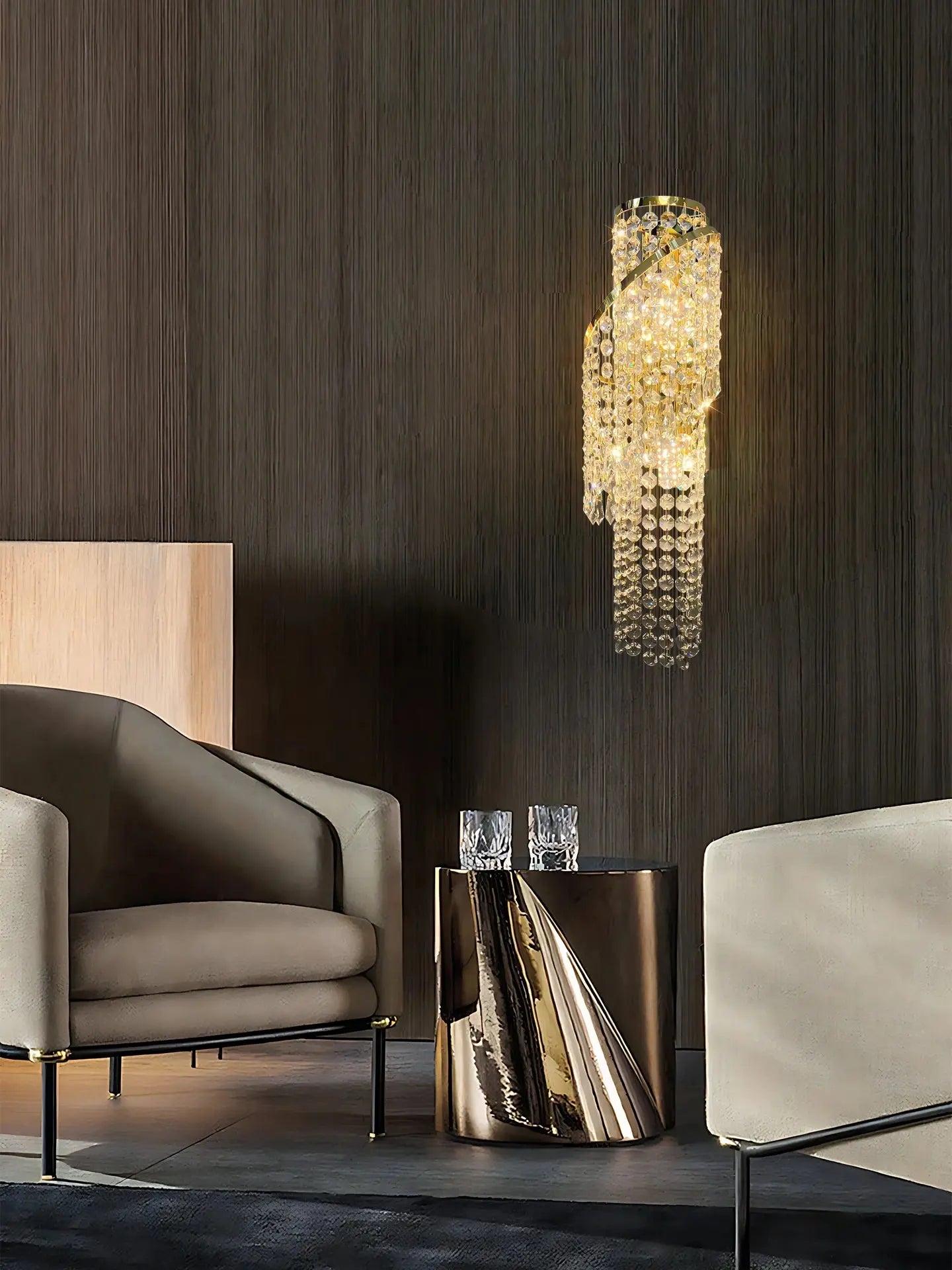Entrance Luxury Crystal Wall Lamp