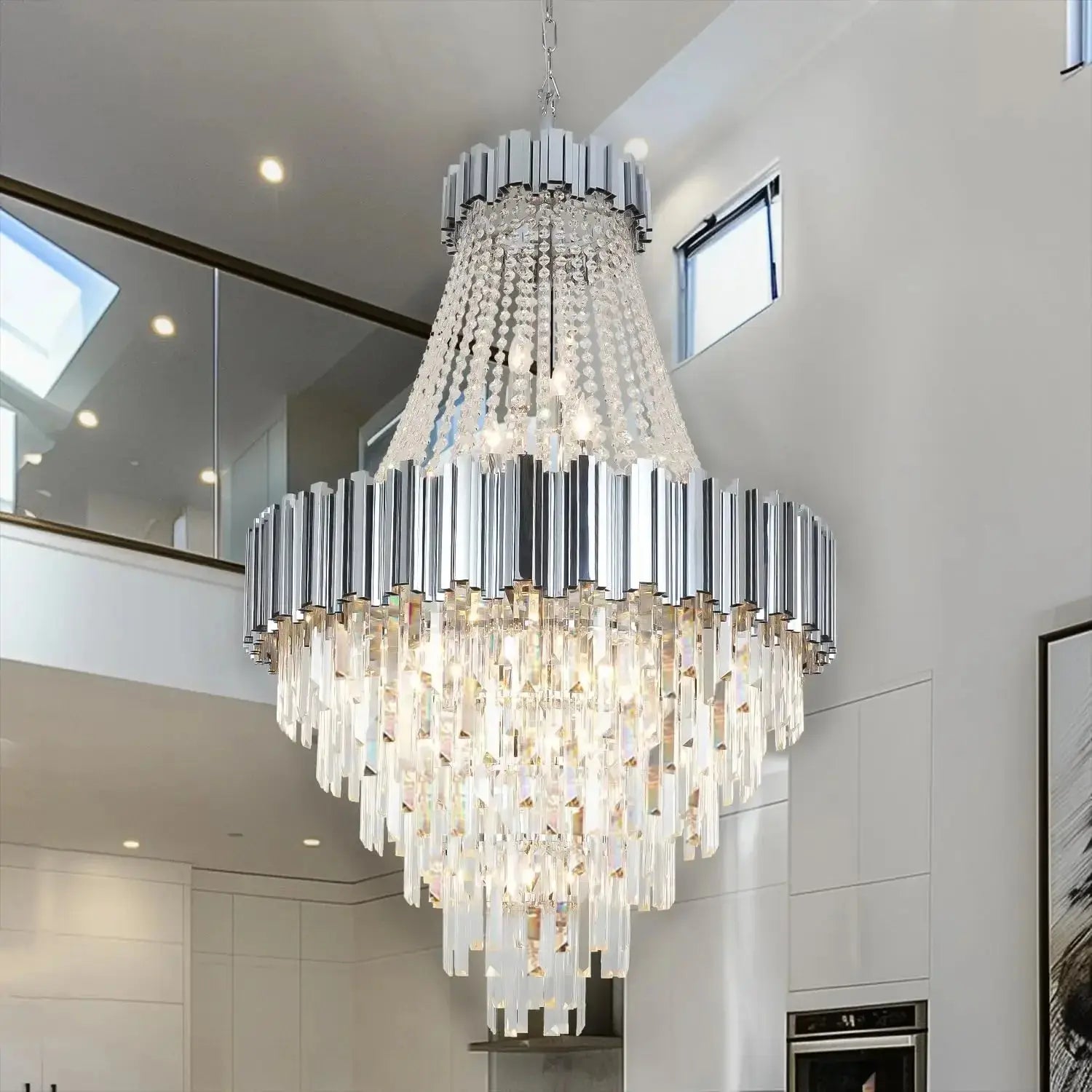 Lustre Suspension Staircase Luxury Chandelier ChandeliersLife®