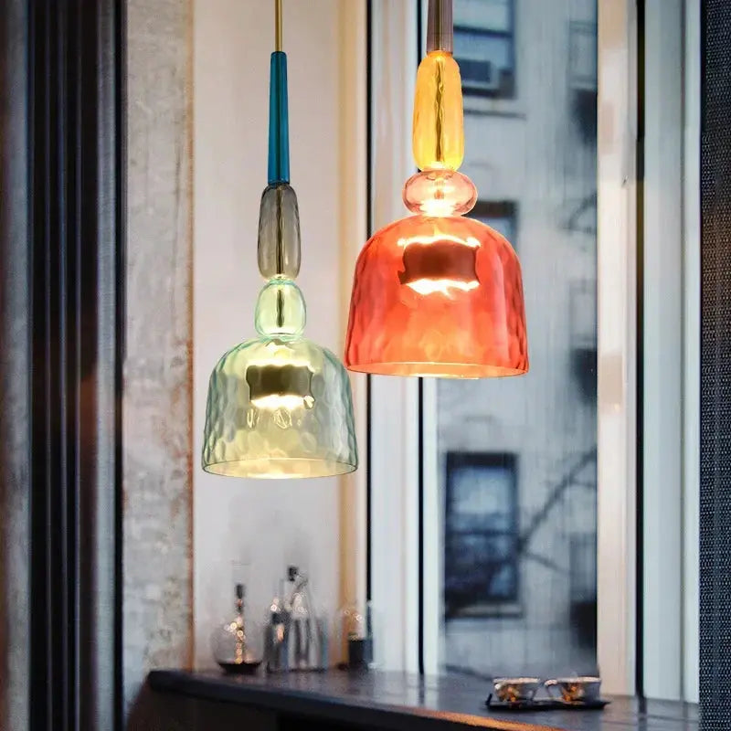Modern Glass Colorful Hanging Lamps ChandeliersLife®