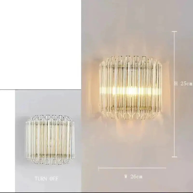 Luxury Glass Crystal Modern Wall Light ChandeliersLife®