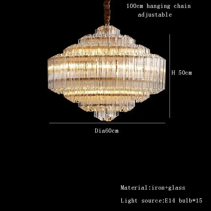 Luxury Glass Crystal Modern Chandelier ChandeliersLife®