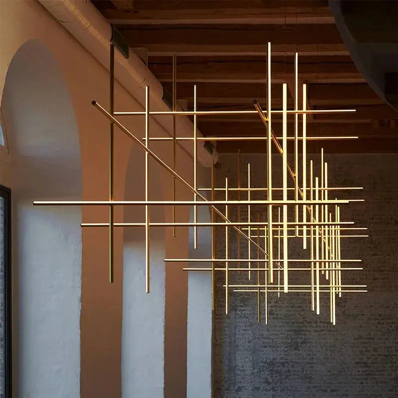 Nordic Minimalist Italian Tube Chandeliers - ChandeliersLife®