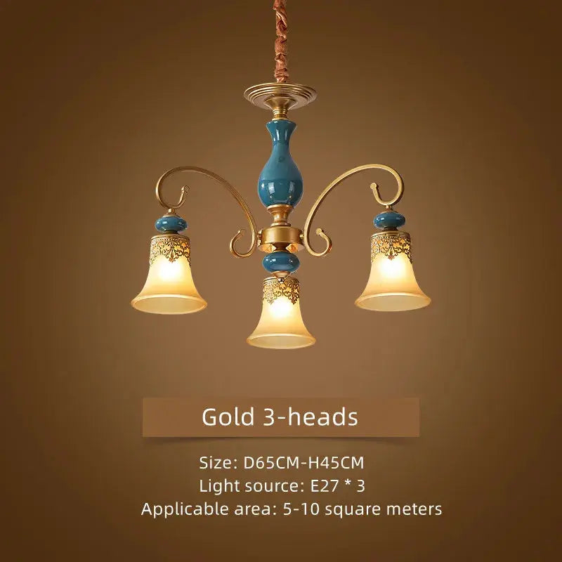 Retro Ceramic Chandelier ChandeliersLife®