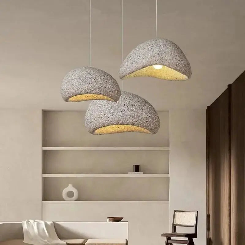 2025 New Model Wabi Sabi Pendant Lamp Living Room Dining Table Bedroom LED Ceiling Chandelier Light Home Decor E27 Hanging Lamp ChandeliersLife®