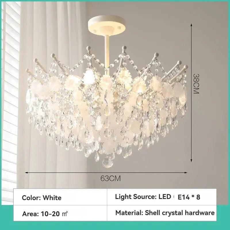 French Vintage Blue Crystal Lamp ChandeliersLife®