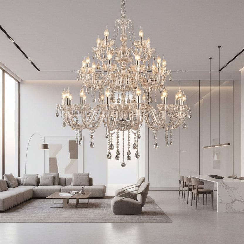 Hotel Lobby K9 Crystal Chandelier ChandeliersLife®