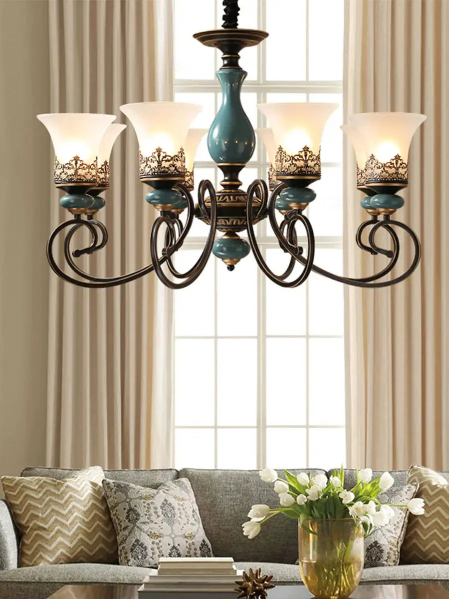 Retro Ceramic Chandelier ChandeliersLife®