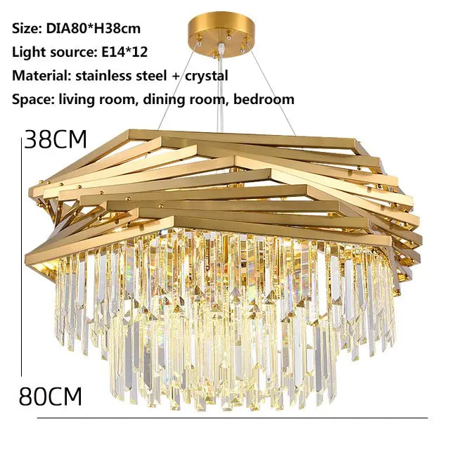 Modern Crystal Hanging Chandeliers Fixture ChandeliersLife®