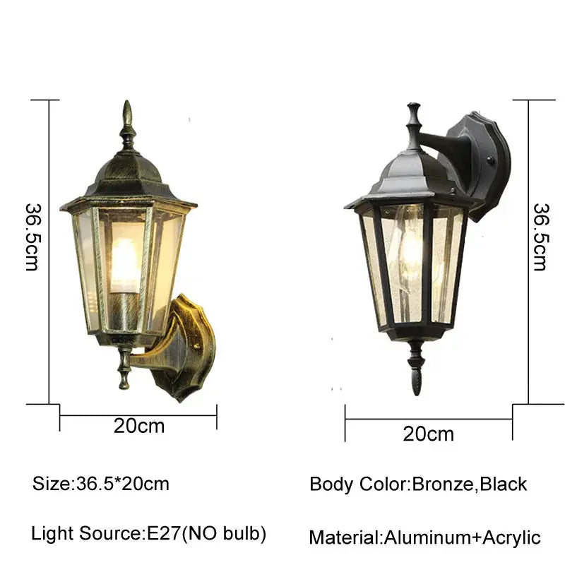 Courtyard Waterproof Wall Lamp ChandeliersLife®
