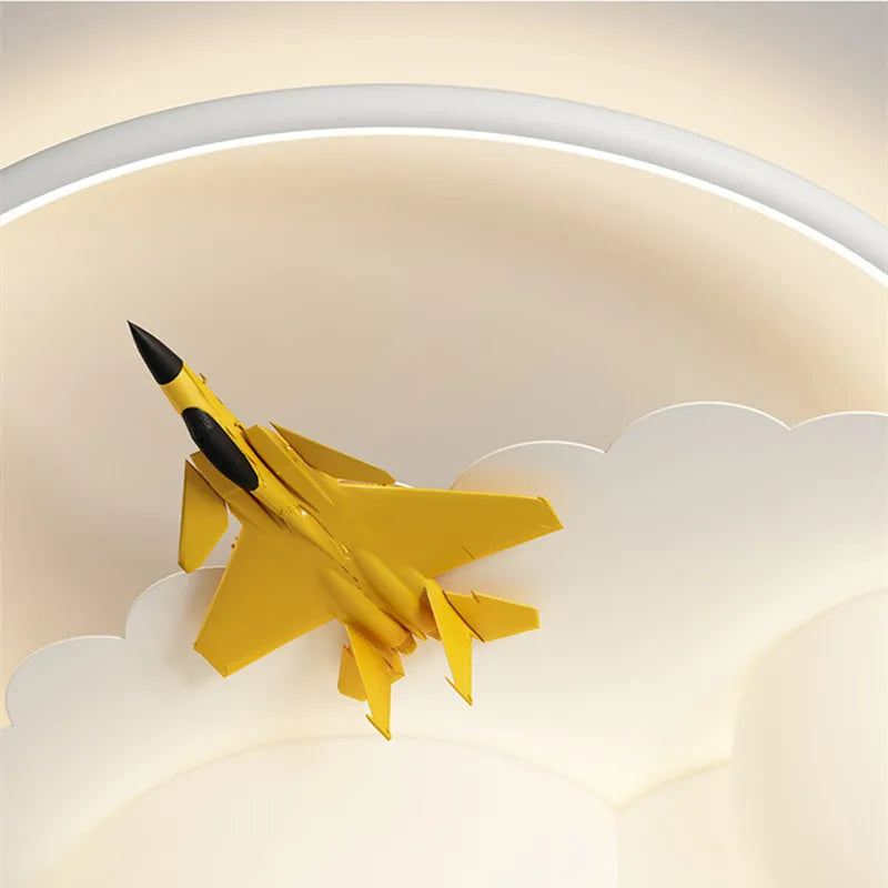 Nimbus Cloud Airplane LED Kids Room Ceiling Light – alternate product view 6