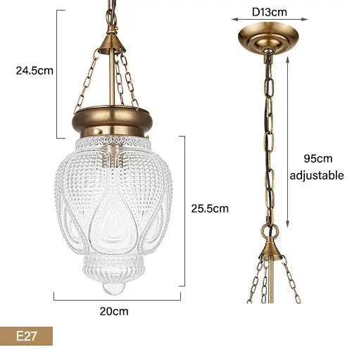 Farmhouse Suspension Glass Pendant Lights ChandeliersLife®