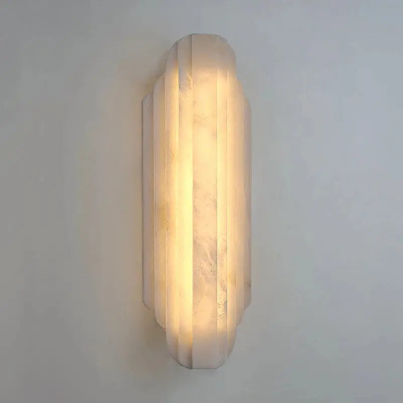 Avelisse Natural Marble Bedside Wall Lamp