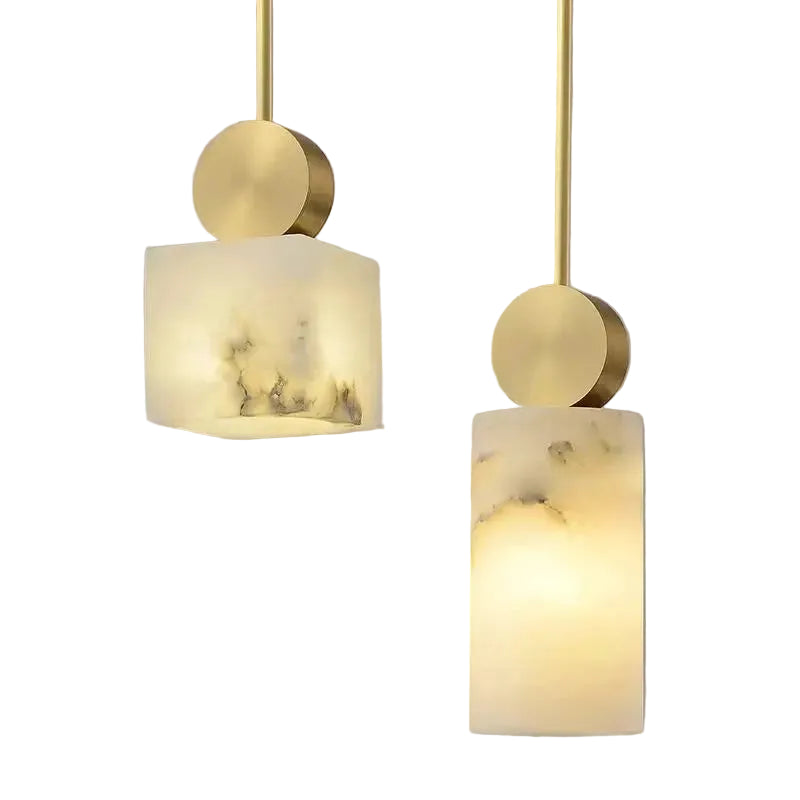 Nordic Marble Copper Hanging Lamp