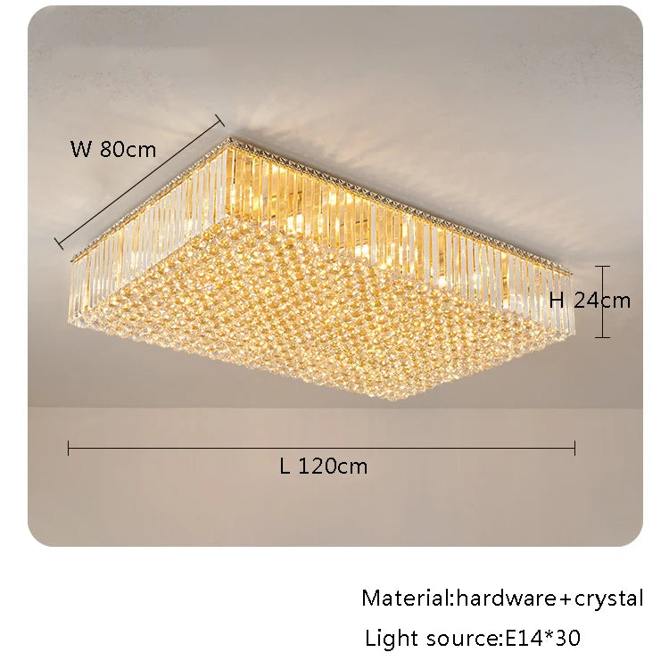 Modern Round Crystal Fixture
