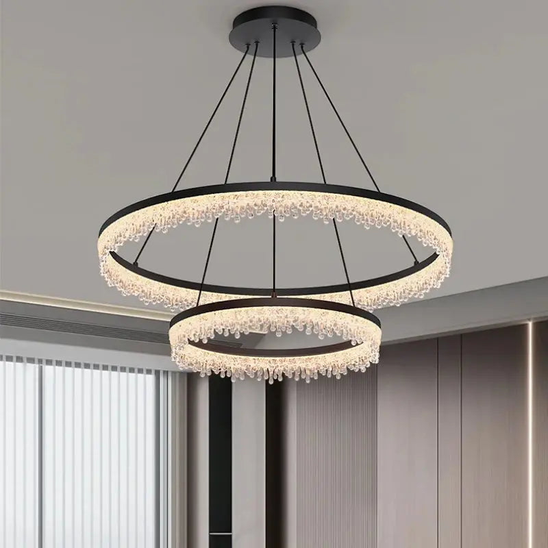 Italian Crystal Round Chandelier ChandeliersLife®