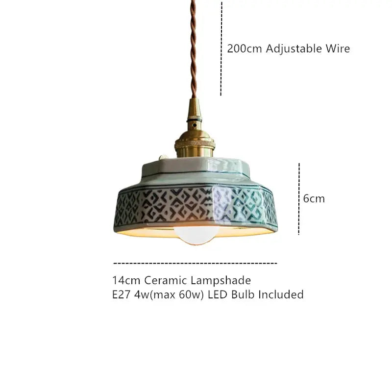 Ceramic Vintage Pendant Light ChandeliersLife®