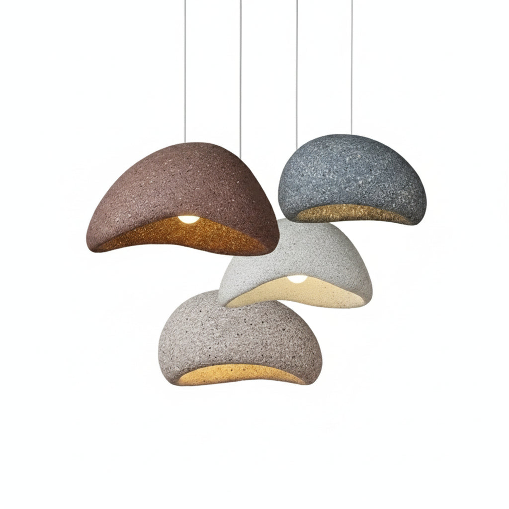 2025 New Model Wabi Sabi Pendant Lamp Living Room Dining Table Bedroom LED Ceiling Chandelier Light Home Decor E27 Hanging Lamp ChandeliersLife®