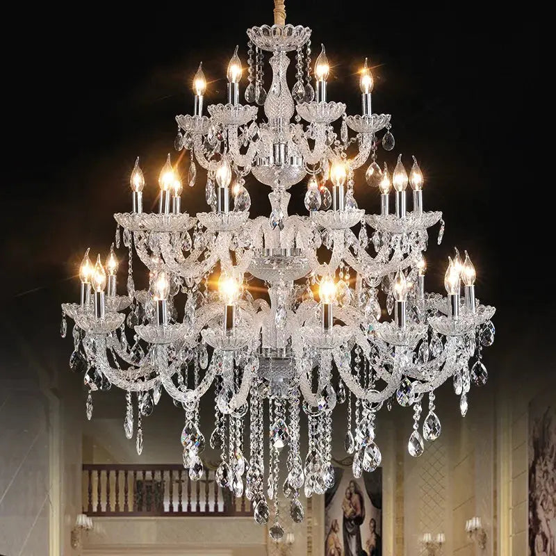 Villa Foyer Extra Large Crystal Chandelier ChandeliersLife®
