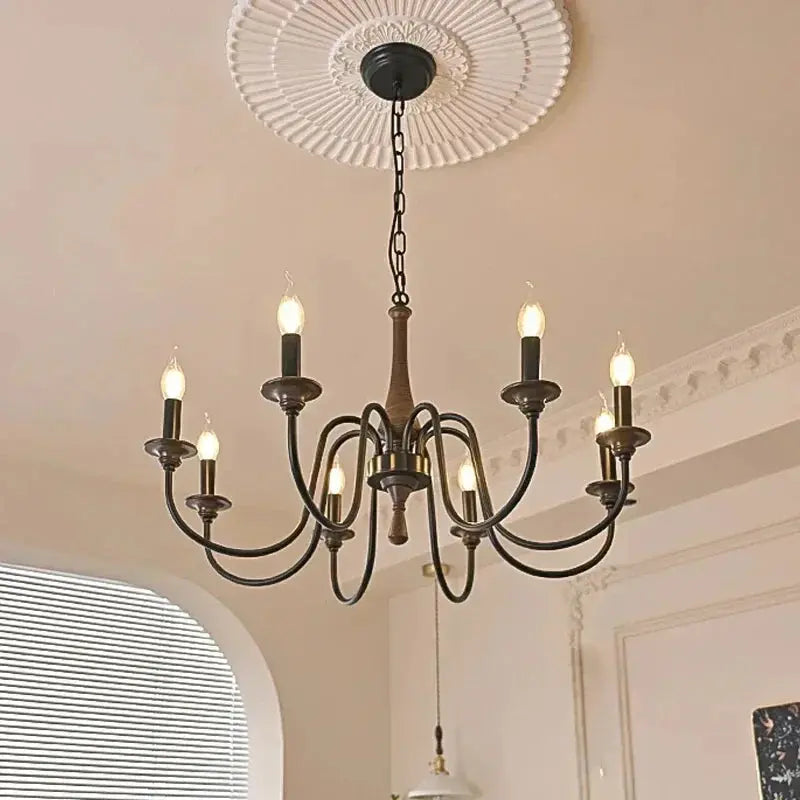 Nordic Retro Solid Wood Chandeliers ChandeliersLife®