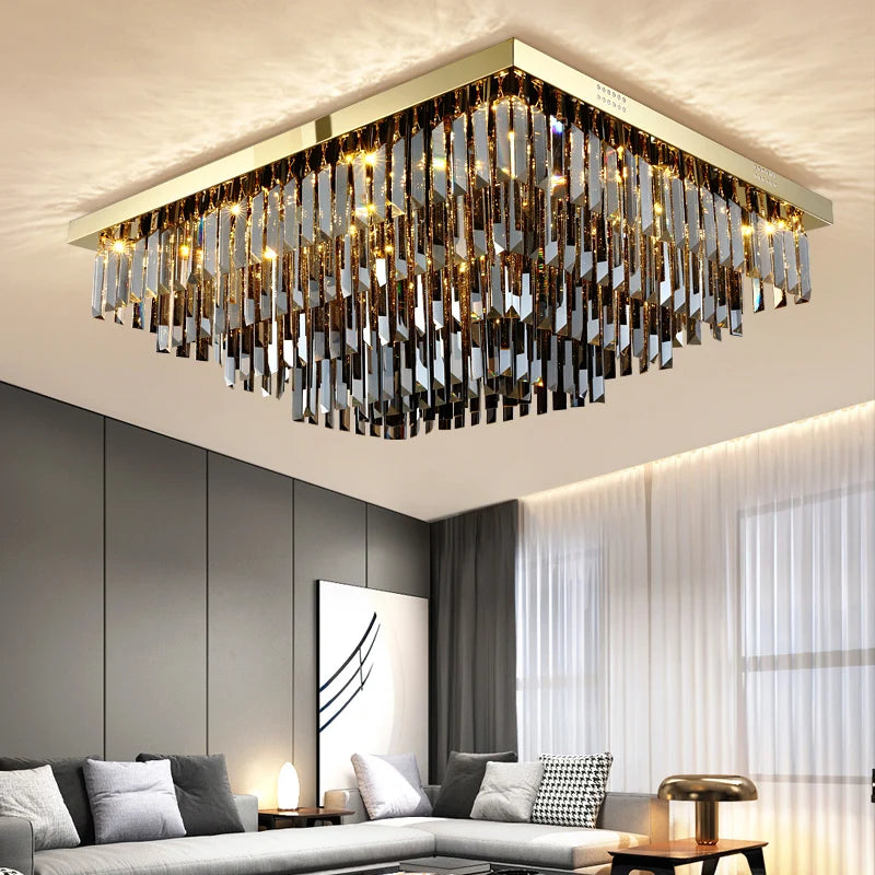 Modern Geometric Crystal Lamp