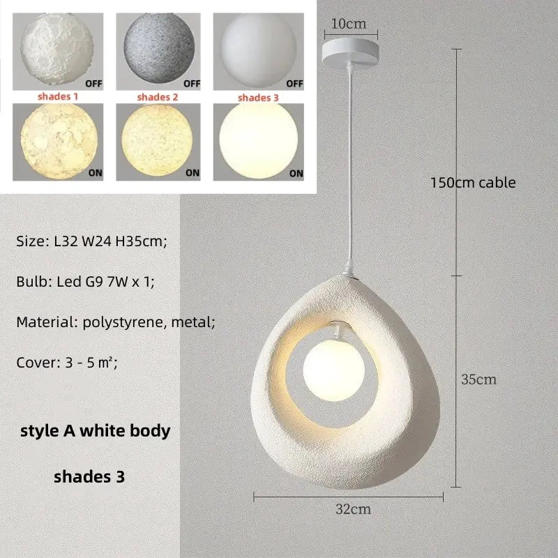 Pendant Wabi Sabi Dining Room Lights ChandeliersLife®