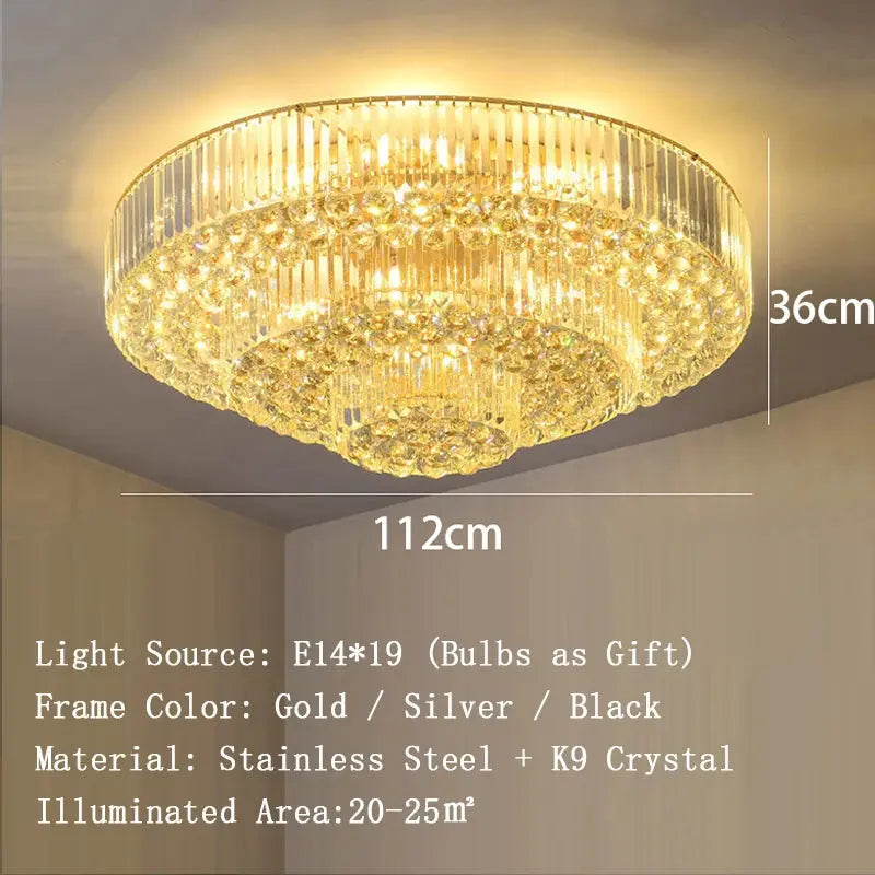 Luxury Crystal Classical Ceiling Light Fixtures ChandeliersLife®