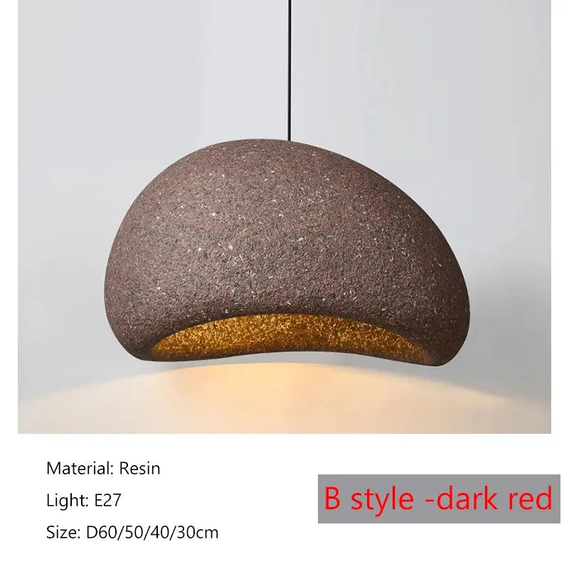 2025 New Model Wabi Sabi Pendant Lamp Living Room Dining Table Bedroom LED Ceiling Chandelier Light Home Decor E27 Hanging Lamp ChandeliersLife®